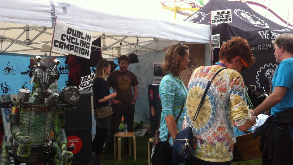 Cycling Campaigners at EP Cycling Campaign presence at Electric Picnic