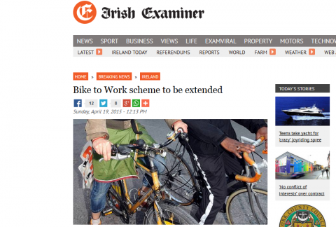 bicycle to work scheme ireland