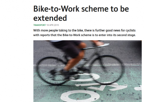 bike to work scheme online shops